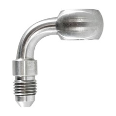 Adapter, Banjo 90° M11.5 » -4 AN JIC Male, SS